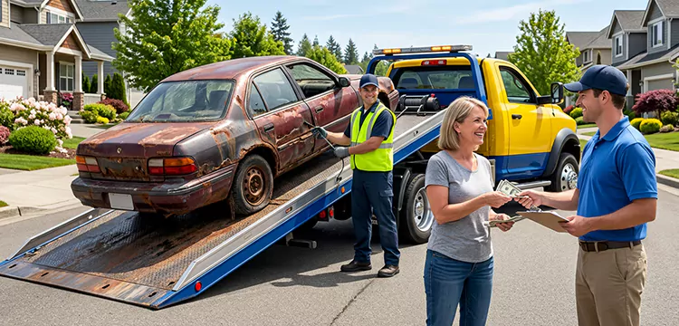 Water-Damaged Scrap Car Removal in Miami